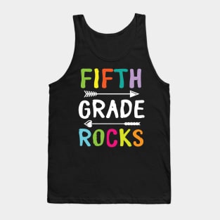 Fifth Grade Rocks Teacher Student Happy Back To School Day Tank Top